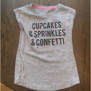 Sprinkles Shirt and pink skirt